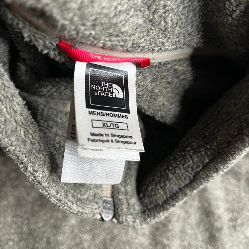 The North Face Mens Gordon Lyons Quarter‎ Zip Fleece Pullover Oatmeal XL